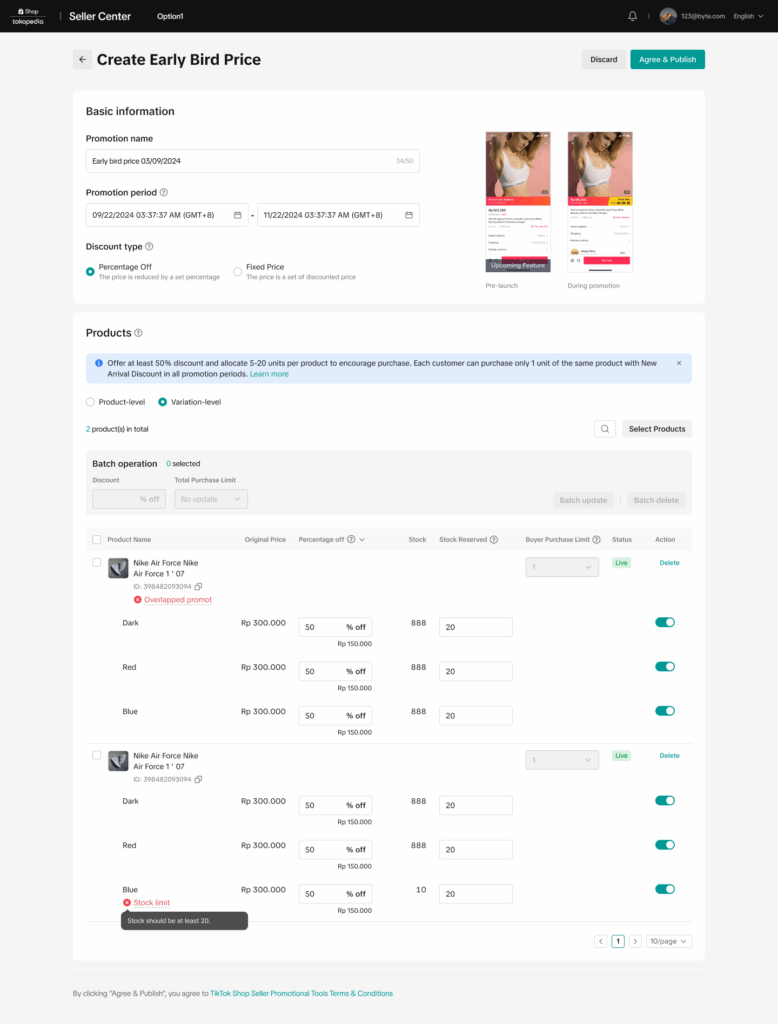 图片[8]|TikTok Shop新品折扣全攻略：从创建到管理的2025商家实操指南|TikTok Shop卖家学习中心