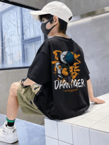 เสื้อยืดเด็กชายแขนสั้นผ้าฝ้ายแท้ฤดูร้อนสไตล์ใหม่สำหรับเด็กวัยกลางคนและวัยโตหลวมอเนกประสงค์เทรนด์แบรนด์สตรีทสไตล์เด็กยอดนิยม|TikTok Shop卖家学习中心