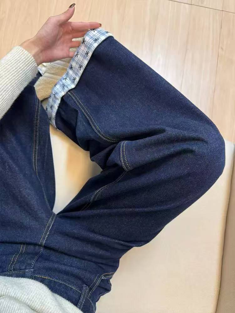 图片[5]|2025 สไตล์สุดฮิตของไทย พิมพ์ลายโบว์ที่กระเป๋า และพิมพ์ลายโบว์ที่ชายเสื้อ กางเกงยีนส์ผู้หญิง กางเกงยีนส์ทรงหลวม|TikTok Shop卖家学习中心