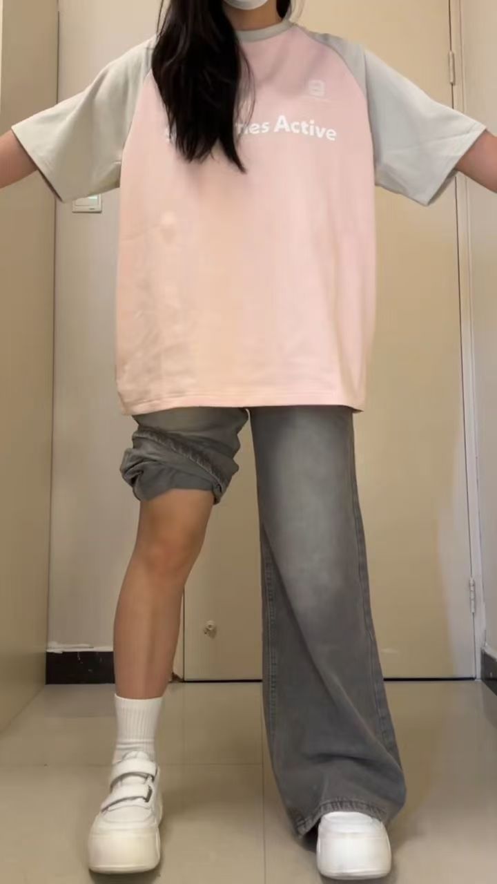 图片[2]|กางเกงยีนส์แฟชั่น 2025 สีออฟไวท์ ทรงตรง หลวมๆ สไตล์ไทยฮอต ฮิตมาก|TikTok Shop卖家学习中心